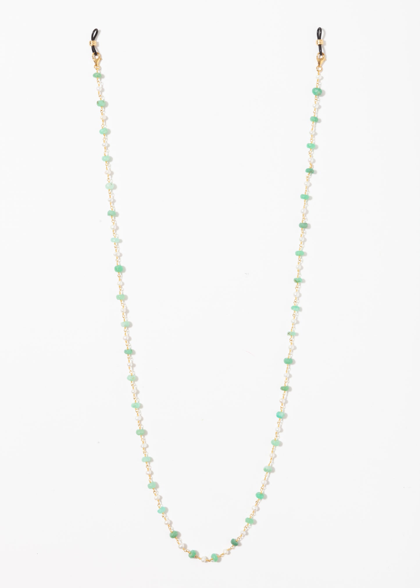 Pearl and Chrysoprase Chain
