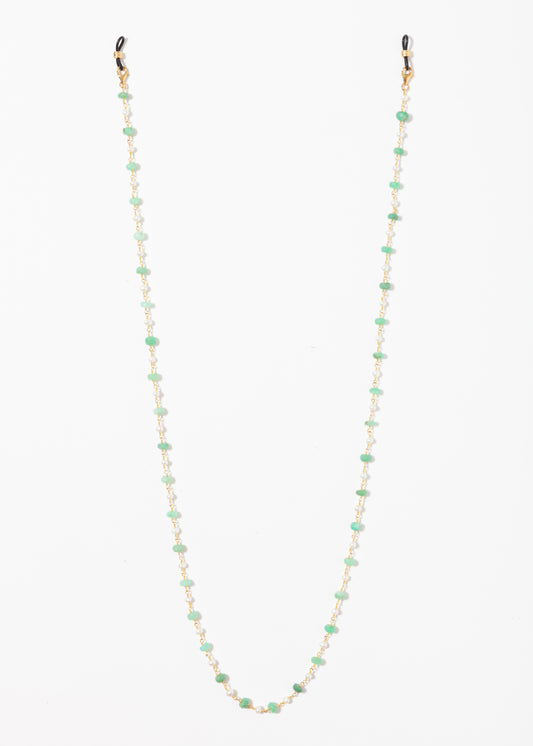 Pearl and Chrysoprase Chain