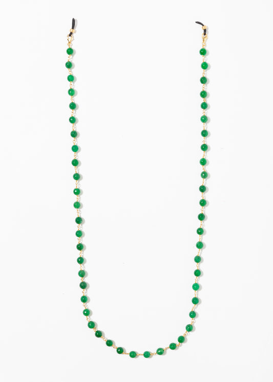 Dark Green Jade Chain