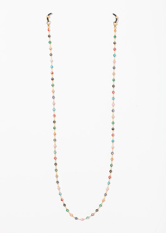 Bright Multi Evil Eye Chain