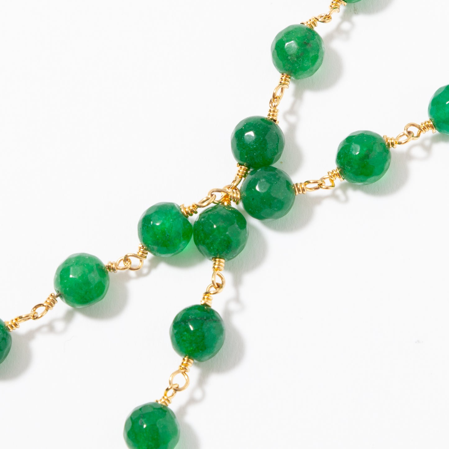 Dark Green Jade Chain