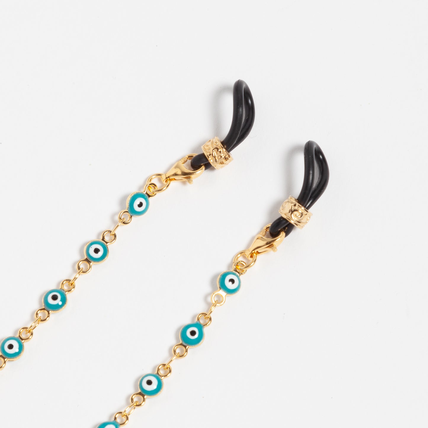 Turquoise 24k Gold Plated Evil Eye Chain